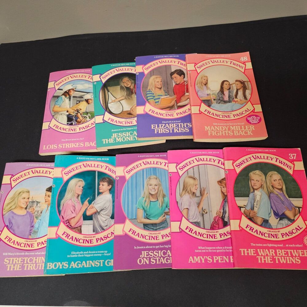 Sweet Valley Twins Paperbacks Lot of 9 Francine Pascal 1980s Bantam Skylark